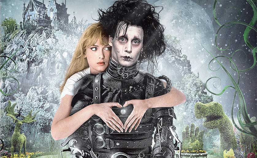 Edward Scissorhands' (1990) — Sensitive and Scarred in California – Curtain  Going Up!